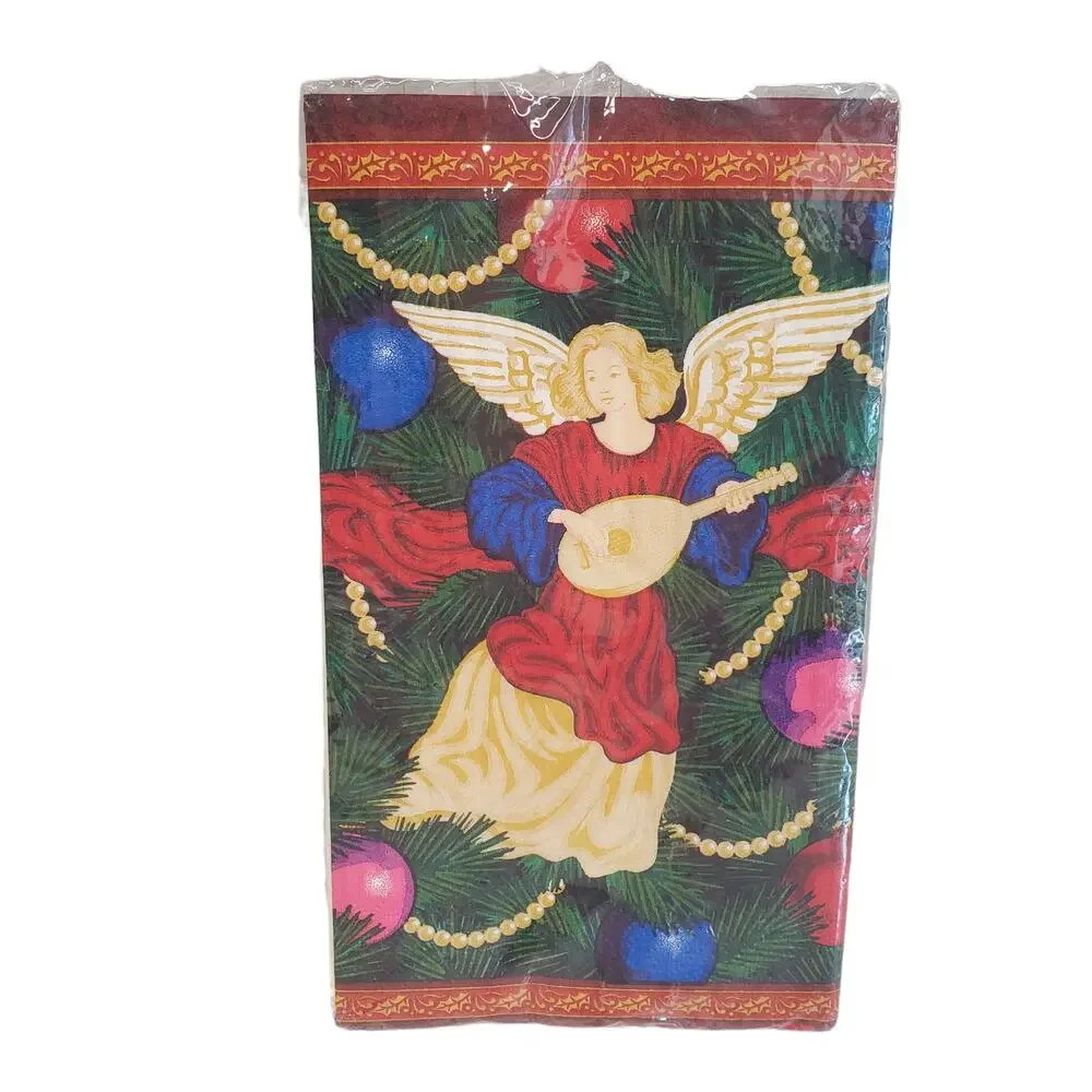 Vintage Christmas Angel Napkins Amscan Guest Towels Christmas Angels Made USA